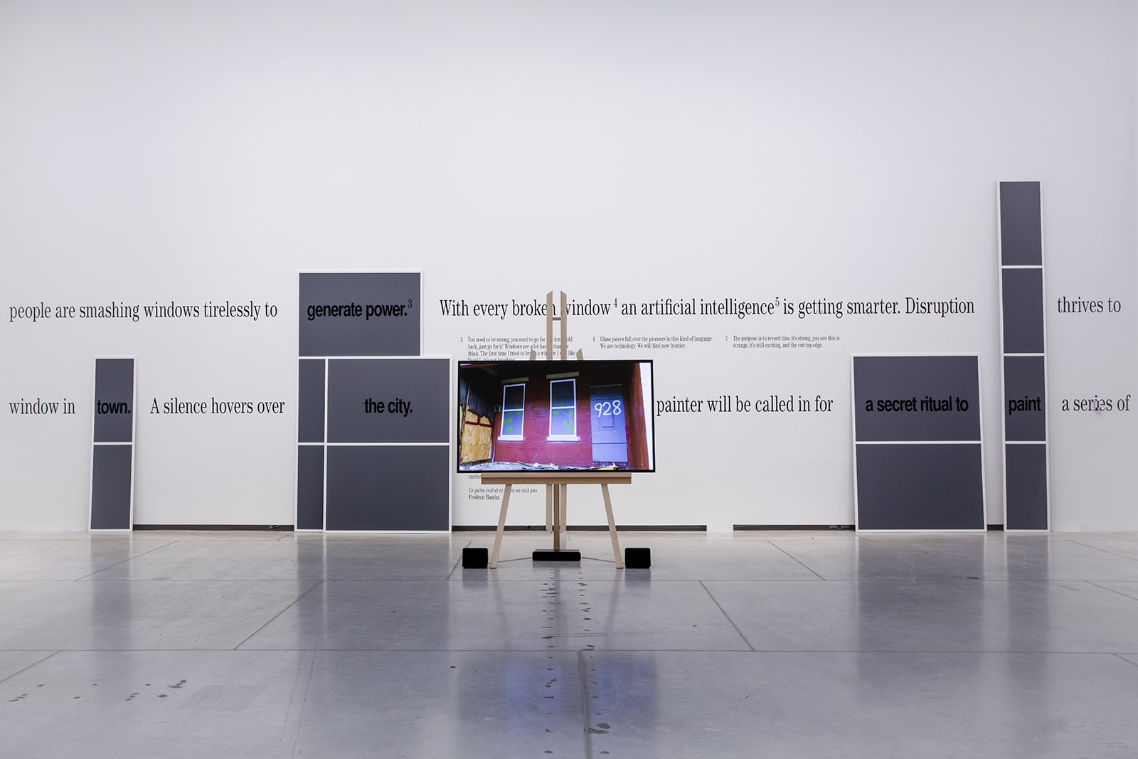 *The City of Broken Windows* by Hito Steyerl, Art Gallery of Ontario
Installation (Designer)