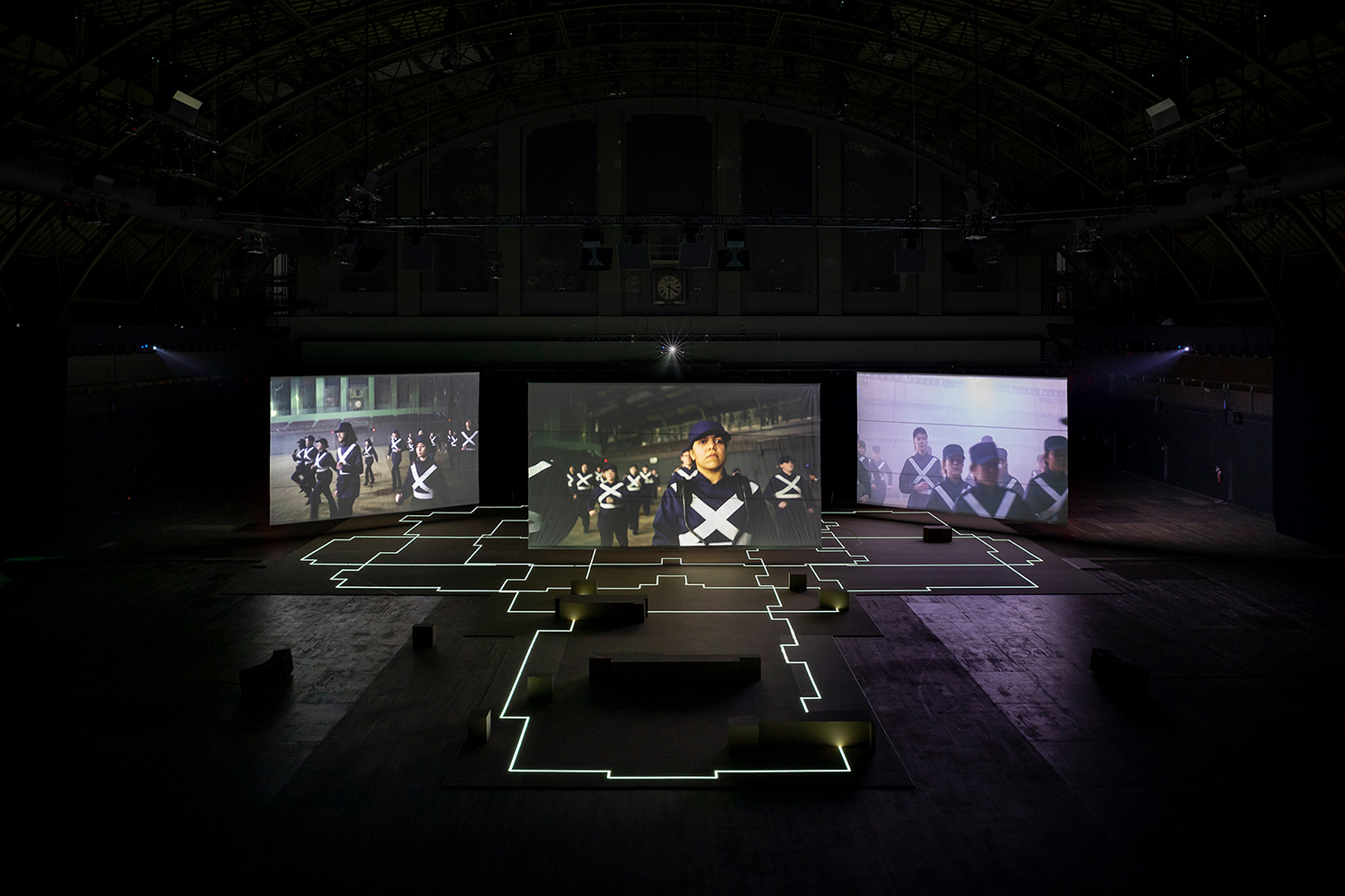 *Drill* by Hito Steyerl, Park Avenue Armory
Film (Producer and Assistant Director), Installation (Designer)
