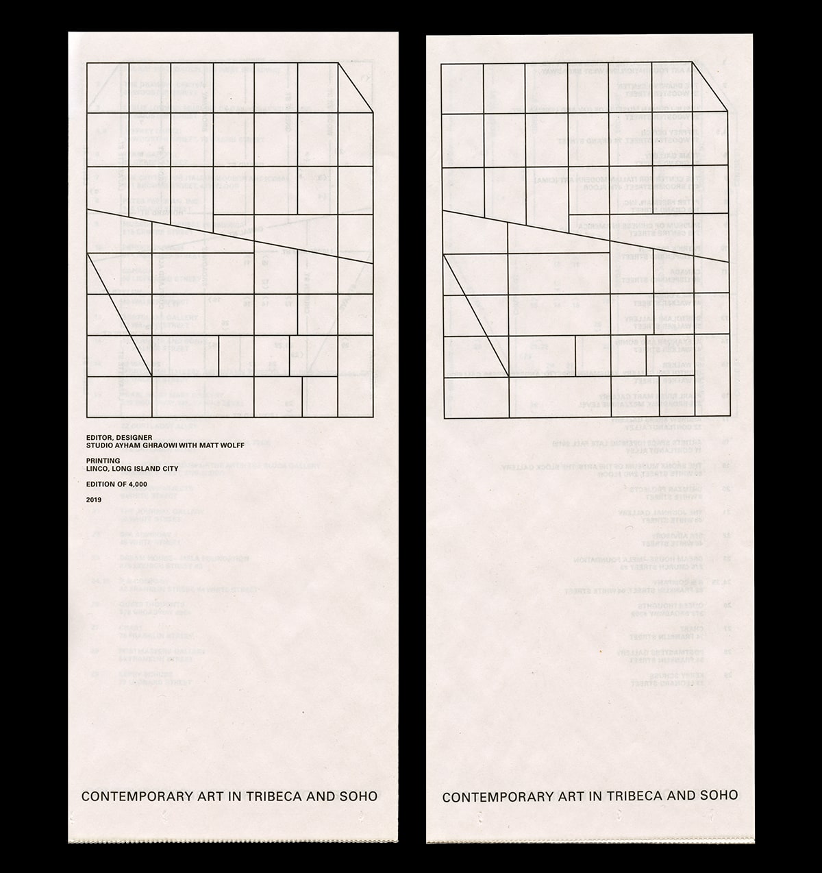 *Contemporary Art in Tribeca and Soho*
Publication (Editor and Designer)