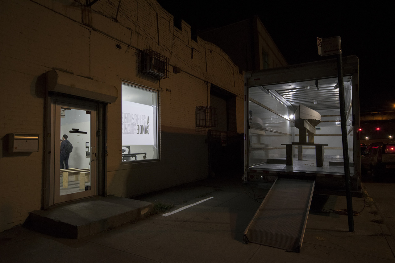 *A Canoe* by Shengning Zhang, The Bakery
Artist Talk (Producer), Installation (Designer)