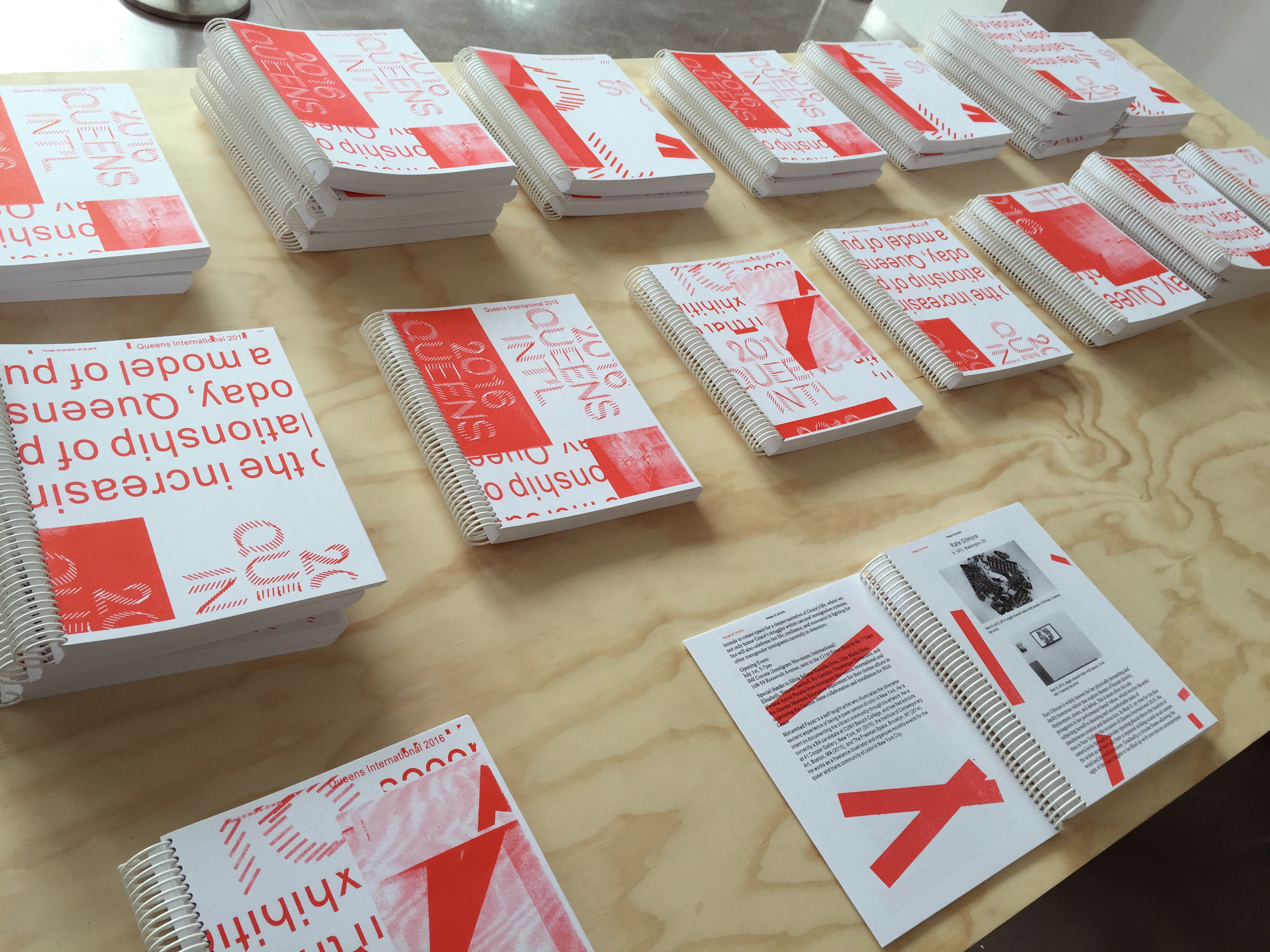 *Queens International 2016*, Queens Museum Biannual Exhibition 
Creative Director ; Visual Identity, Digital and Print Publication (Editor and Designer)