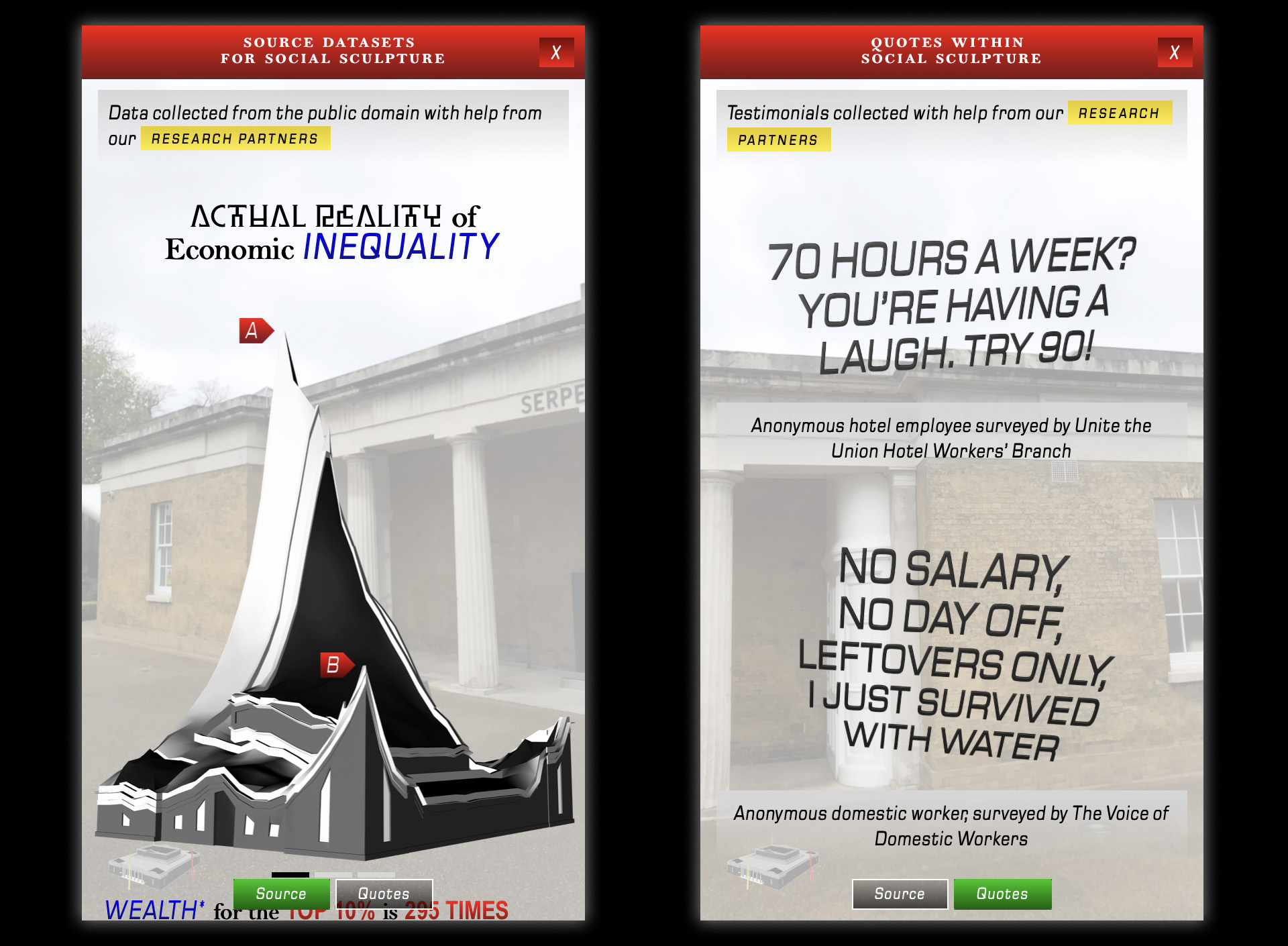 *Actual Reality OS* by Hito Steyerl, Serpentine Galleries
Augmented Reality Application (Editor, Designer)